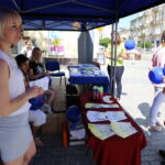 03.07.2015. Stoisko OHP na ulicy Sienkiewicza / Kamil Król / Radio Kielce