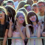 04.07.2015. Festiwal Kolorów na dachu Galerii Korona / Kamil Król / Radio Kielce