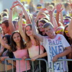 04.07.2015. Festiwal Kolorów na dachu Galerii Korona / Kamil Król / Radio Kielce