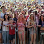 04.07.2015. Festiwal Kolorów na dachu Galerii Korona / Kamil Król / Radio Kielce