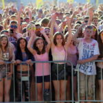 04.07.2015. Festiwal Kolorów na dachu Galerii Korona / Kamil Król / Radio Kielce