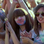 04.07.2015. Festiwal Kolorów na dachu Galerii Korona / Kamil Król / Radio Kielce