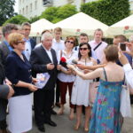 06.07.2015. Konferencja PiS na placu Artystów / Kamil Król / Radio Kielce