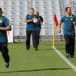 07.07.2015. Prezentacja Korony Kielce przed sezonem. Sztab szkoleniowy / Kamil Król / Radio Kielce