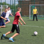 15.07.2015. Wakacje z Futbolem 2015. Mecz KSM Banda - Zlepka Team / Kamil Król / Radio Kielce
