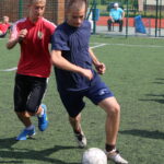 15.07.2015. Wakacje z Futbolem 2015. Mecz KSM Banda - Zlepka Team / Kamil Król / Radio Kielce