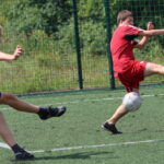 15.07.2015. Wakacje z Futbolem 2015. Mecz KSM Banda - Zlepka Team / Kamil Król / Radio Kielce