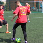 15.07.2015. Wakacje z Futbolem 2015. Mecz Słabiaki FC - JGSM Patriotic / Kamil Król / Radio Kielce