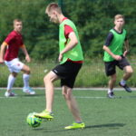 15.07.2015. Wakacje z Futbolem 2015. Mecz Słabiaki FC - JGSM Patriotic / Kamil Król / Radio Kielce