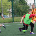 15.07.2015. Wakacje z Futbolem 2015. Mecz Słabiaki FC - JGSM Patriotic / Kamil Król / Radio Kielce