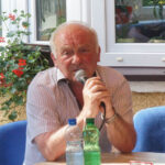 2.7.2015 Busko-Zdrój. XXI MFM im. K. Jamroz. Jerzy Maksymiuk ma swoje słoneczko w Alei Gwiazd w Busku-Zdroju / Leszek Ślusarski / Radio Kielce