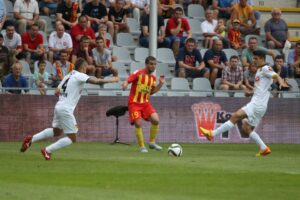 19.07.2015 Korona Kielce - Jagiellonia Białystok. Inauguracja sezonu 2015/2016. Nabil Aankour / Stanisław Blinstrub / Radio Kielce