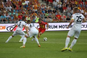 19.07.2015 Korona Kielce - Jagiellonia Białystok. Inauguracja sezonu 2015/2016. Nabil Aankour / Stanisław Blinstrub / Radio Kielce