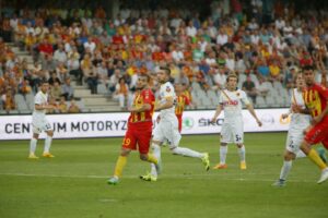 19.07.2015 Korona Kielce - Jagiellonia Białystok. Inauguracja sezonu 2015/2016. Nabil Aankour / Stanisław Blinstrub / Radio Kielce