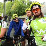 10.7.2015 Kielce. Na Kadzielni powstaje spot promujący Trasy rowerowe w Polsce Wschodniej Green Velo / Wojciech Habdas / Radio Kielce