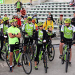 10.7.2015 Kielce. Na Kadzielni powstaje spot promujący Trasy rowerowe w Polsce Wschodniej Green Velo / Wojciech Habdas / Radio Kielce