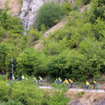 10.7.2015 Kielce. Na Kadzielni powstaje spot promujący Trasy rowerowe w Polsce Wschodniej Green Velo / Wojciech Habdas / Radio Kielce