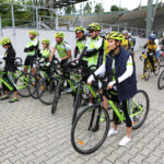 10.7.2015 Kielce. Na Kadzielni powstaje spot promujący Trasy rowerowe w Polsce Wschodniej Green Velo / Wojciech Habdas / Radio Kielce