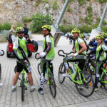 10.7.2015 Kielce. Na Kadzielni powstaje spot promujący Trasy rowerowe w Polsce Wschodniej Green Velo / Wojciech Habdas / Radio Kielce