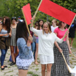 16.7.2015 Kielce. Baza Zbożowa. Próby przed finałem projektu "Evanescence" w ramach programu Erasmus+ / Wojciech Habdas / Radio Kielce