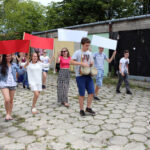 16.7.2015 Kielce. Baza Zbożowa. Próby przed finałem projektu "Evanescence" w ramach programu Erasmus+ / Wojciech Habdas / Radio Kielce