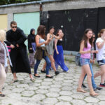 16.7.2015 Kielce. Baza Zbożowa. Próby przed finałem projektu "Evanescence" w ramach programu Erasmus+ / Wojciech Habdas / Radio Kielce