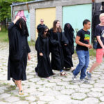 16.7.2015 Kielce. Baza Zbożowa. Próby przed finałem projektu "Evanescence" w ramach programu Erasmus+ / Wojciech Habdas / Radio Kielce