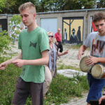 16.7.2015 Kielce. Baza Zbożowa. Próby przed finałem projektu "Evanescence" w ramach programu Erasmus+ / Wojciech Habdas / Radio Kielce