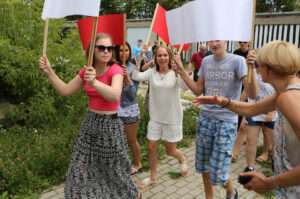 16.7.2015 Kielce. Baza Zbożowa. Próby przed finałem projektu "Evanescence" w ramach programu Erasmus+ / Wojciech Habdas / Radio Kielce