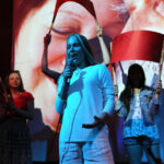 16.7.2015 Kielce. Baza Zbożowa. Próby przed finałem projektu "Evanescence" w ramach programu Erasmus+ / Wojciech Habdas / Radio Kielce