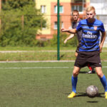 22.7.2015 Kielce. Wakacje z futbolem. Mecz Szybcy i wściekli - Hebany / Wojciech Habdas / Radio Kielce