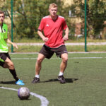 22.7.2015 Kielce. Wakacje z futbolem. Mecz Szybcy i wściekli - Hebany / Wojciech Habdas / Radio Kielce