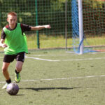 22.7.2015 Kielce. Wakacje z futbolem. Mecz Szybcy i wściekli - Hebany / Wojciech Habdas / Radio Kielce