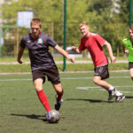 22.7.2015 Kielce. Wakacje z futbolem. Mecz Szybcy i wściekli - Hebany / Wojciech Habdas / Radio Kielce