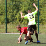 22.7.2015 Kielce. Wakacje z futbolem. Mecz Szybcy i wściekli - Hebany / Wojciech Habdas / Radio Kielce