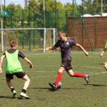 22.7.2015 Kielce. Wakacje z futbolem. Mecz Szybcy i wściekli - Hebany / Wojciech Habdas / Radio Kielce