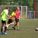 22.7.2015 Kielce. Wakacje z futbolem. Mecz Szybcy i wściekli - Hebany / Wojciech Habdas / Radio Kielce