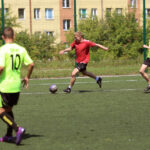 22.7.2015 Kielce. Wakacje z futbolem. Mecz Szybcy i wściekli - Hebany / Wojciech Habdas / Radio Kielce