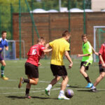 22.7.2015 Kielce. Wakacje z futbolem. Mecz Szybcy i wściekli - Hebany / Wojciech Habdas / Radio Kielce