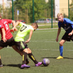 22.7.2015 Kielce. Wakacje z futbolem. Mecz Szybcy i wściekli - Hebany / Wojciech Habdas / Radio Kielce