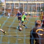 22.7.2015 Kielce. Wakacje z futbolem. Mecz Szybcy i wściekli - Hebany / Wojciech Habdas / Radio Kielce