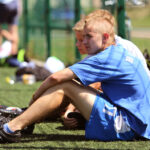 22.7.2015 Kielce. Wakacje z futbolem. Mecz Szybcy i wściekli - Hebany / Wojciech Habdas / Radio Kielce