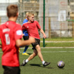 22.7.2015 Kielce. Wakacje z futbolem. Mecz Szybcy i wściekli - Hebany / Wojciech Habdas / Radio Kielce