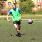 22.7.2015 Kielce. Wakacje z futbolem. Mecz NasPolDym - Armia Durlina / Wojciech Habdas / Radio Kielce