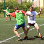 22.7.2015 Kielce. Wakacje z futbolem. Mecz NasPolDym - Armia Durlina / Wojciech Habdas / Radio Kielce