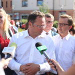 31.7.2015 Kielce. Konferencja SLD / Wojciech Habdas / Radio Kielce