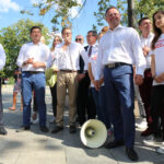 31.7.2015 Kielce. Konferencja SLD / Wojciech Habdas / Radio Kielce