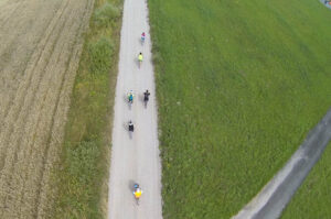 29.7.2015 Lidzbark Warmiński. Wycieczka rowerowa szlakiem Green Velo z Radiem Kielce. / Wojciech Habdas / Radio Kielce