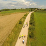 29.7.2015 Lidzbark Warmiński. Wycieczka rowerowa szlakiem Green Velo z Radiem Kielce. / Wojciech Habdas / Radio Kielce