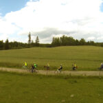 29.7.2015 Lidzbark Warmiński. Wycieczka rowerowa szlakiem Green Velo z Radiem Kielce. / Wojciech Habdas / Radio Kielce